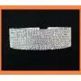 8-row Eight Rows Clear White Austrian Rhinestone Crystal Choker Necklace Collar Dance Party Wedding N077s Silver