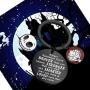 AKTAP The Nightmare Before Christmas Inspired Keychain Jack Skellington & Sally Jewelry You’re Braver Than You Believe