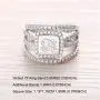AILIN Personalized Monogram Rings 4 Designed Engraved CZ Stacking Name Rings Bands Wedding Promise Ring Gift for Mens Womens Girls Couples Heart Round Square Shape AILIN Personalized Monogram Rings 4 Designed Engraved CZ Stacking Name Rings Bands Wedding Promise Ring Gift for Mens Womens Girls Couples Heart Round Square Shape