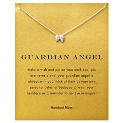 RZKING Compass Butterfly Necklace with Message Card Friendship Star Elephant Pendant Necklace with Gift Card