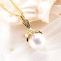 AIWENXI Pearl Urn Cremation Necklace Cremation Jewelry for Ashes Keepsake Memorial Pendant Locket for Women