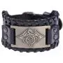 fishhook The Elder Scrolls Dragon Pterosauria Triquetra Pattern Bangle Wide Leather Bracelet fishhook The Elder Scrolls Dragon Pterosauria Triquetra Pattern Bangle Wide Leather Bracelet