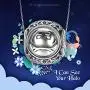 NINAQUEEN Zodiac Sign Charms for Bracelet Necklace 925 Sterling Silver Plated Platinum Star Bead Charm 12 Horoscope Constellation Birthday Charms Bracelets Jewelry Gifts for Women Girls