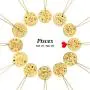 Eoumy Constellation Pendant Necklace for Women Gold Plated Astrology Horoscope 12 Constellation Zodiac Coin Necklace