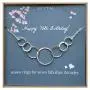EFYTAL 70th Birthday Gifts for Women, Sterling Silver Seven Circle Necklace for Her, 7 Decade Jewelry 70 Years Old EFYTAL 70th Birthday Gifts for Women, Sterling Silver Seven Circle Necklace for Her, 7 Decade Jewelry 70 Years Old