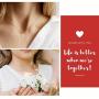 Moiom Letter Pendant Necklace Dainty 14k Gold Plated Initial Necklaces for Women Girl Cute Smile Necklace Friendship Mom Bridesmaid Birthday Gift Necklace
