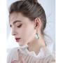 DAMLENG 9 Pairs Creative Unique Cute Pearl Milk Tea Dangle Earrings Colorful Boba Drink Bottle Funny Earrings Set for Women Girls Bubble Tea Earrings Jewelry