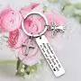 FUSTMW Godmother Gifts Keychian Godmother Proposal Gifts from Godchild Godmother Jewelry Baptism Gift You are My Angel Here on Earth Guardian Angel Pendant FUSTMW Godmother Gifts Keychian Godmother Proposal Gifts from Godchild Godmother Jewelry Baptism Gift You are My Angel Here on Earth Guardian Angel Pendant