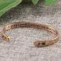 MEMGIFT Rose Gold Bracelets for Women Inspirational Cuff Bagnle Stainless Steel Jewelry Christmas Birthday Gifts for Her Funny Secret Message MEMGIFT Rose Gold Bracelets for Women Inspirational Cuff Bagnle Stainless Steel Jewelry Christmas Birthday Gifts for Her Funny Secret Message