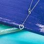 Infinite Love Necklace - 925 Sterling Silver Love Heart Womens Necklace Jewelry, Forever Love Pendant Endless love Necklace Christmas and Valentines Day Jewelry Birthday Gift for Girls and Women