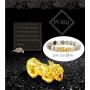 JEWPARK 6 Pcs Feng Shui Pixiu Good Luck Bracelets for Men Women Natural Gemstone Healing Energy Pi Yao Dragon Charm Beaded Bracelet Attach Wealth Money Jewelry