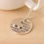 Luvalti “Laughter is Timeless, Imagination has no Age, and Dreams are Forever” Necklace - Round Pendant Necklace - Makes The Perfect