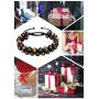 murtoo Essential Oil Bracelet Adjustable, Mens Beads Bracelet Lava Rock Stone Bracelet Perfume Diffuser Bracelet, 7-9 Inches