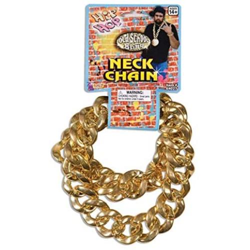 Forum Novelties 80S Big Links Neck Chain Gold