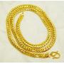 Chain Link 23k 24k Thai Baht Yellow Gold Plated Filled Snake Necklace Jewelry Women, Mens, 24 inch 34 Grams 7 MM