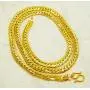 Chain Link 23k 24k Thai Baht Yellow Gold Plated Filled Snake Necklace Jewelry Women, Mens, 24 inch 34 Grams 7 MM