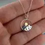 FashionJunkie4Life Sterling Silver Mountain Range Peaks Charm Necklace with Bronze Sun, 18'' Chain FashionJunkie4Life Sterling Silver Mountain Range Peaks Charm Necklace with Bronze Sun, 18'' Chain