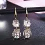 SBLING Platinum Plated or 18K Rose Gold Plated Cubic Zirconia Drop Earrings(9.5cttw)-Gifts for Women/Girls SBLING Platinum Plated or 18K Rose Gold Plated Cubic Zirconia Drop Earrings(9.5cttw)-Gifts for Women/Girls