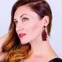 LEGITTA Tassel Earrings Layered Tiered Linear Drop Fashion Trending Earrings