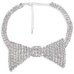 Spinningdaisy Bowtie Ribbon Choker for Women and Some Playful Men