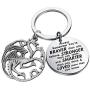 WSNANG Targaryen Dragon Keychain Ali Game Dragon Keychain Inspirational Gifts Merchandise Jewelry Gifts for Dragon Lovers Collection Targaryen Gifts
