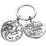 WSNANG Targaryen Dragon Keychain Ali Game Dragon Keychain Inspirational Gifts Merchandise Jewelry Gifts for Dragon Lovers Collection Targaryen Gifts