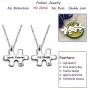 Couple Pendant Necklace Puzzles Valentine Birthday Gifts Boyfriend Girlfriend Jewelry Set 2pcs - His Always Her Forever