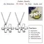 Couple Pendant Necklace Puzzles Valentine Birthday Gifts Boyfriend Girlfriend Jewelry Set 2pcs - His Always Her Forever