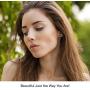 Bohemian Hibiscus Flower Earrings for a Perfect & Delicate Woman or Wife, Never Rust 925 Sterling Silver and Marcasite Hypoallergenic Studs | Free Breathtaking Gift Box for Special Moments of Love