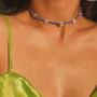 Brinote Boho Beads Choker Necklace Chain Flower Necklaces Jewelry for Women and Girls