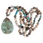 YGLINE 8MM Healing 108 Rosary Prayer Mala Beads Chakra Bracelet Necklace