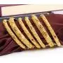 Ratna Creation SANARA Indian Bollywood Ethnic Gold Tone Crystal Stone 6 pc Bangle Bracelet Set Traditional Bangle Set Wedding Costume Jewelry Ratna Creation SANARA Indian Bollywood Ethnic Gold Tone Crystal Stone 6 pc Bangle Bracelet Set Traditional Bangle Set Wedding Costume Jewelry