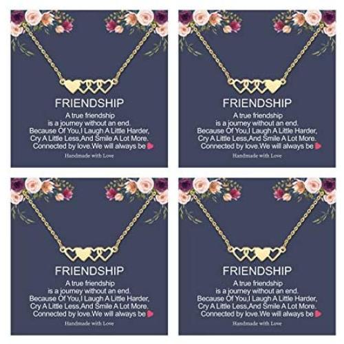 Friendship Gifts Best Friend Necklaces, Triangle Necklace Friendship Gifts Arrow Necklace Gifts for Teen Girls Friends Matching Necklaces for Best Friends Graduation Gifts for Her