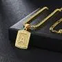 SHOWFULL Initial Letter Pendant Necklace, Gold Constellation Capital A-Z Letter Pendant Necklace for Boys Girls Women Men(2 Necklaces Included)