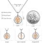 Go in The Direction of Your Dreams Sterling Silver Compass Necklace -Inspirational Gifts for Women, Graduation Gifts for Her, Going Away Gift for Coworker Friends Female