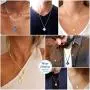 FaithHeart Puzzle Matching Necklace Personalized Custom BFF Pendant Necklaces Set for Women Men Family/Team/Classmates Names Jewelry