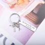 Hairdresser Gift Hairstylist Keychain Cosmetology Graduation Gift She Believed She Could So She Did Keychain Appreciation Employee Gift