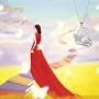 My Story isn’t Over Yet Semicolon Butterfly Necklace Love Heart Pendant Necklace with Zircon Stone Prevention Jewelry