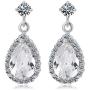 Crystalline Azuria Jewelry Sets for Women - Premium Wedding Jewelry Sets - Bridal Jewelry Set with Necklace and Earring for Bride - Cubic Zirconia Bridesmaid Jewelry - Formal Prom Costume Jewelry