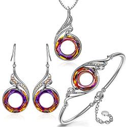 HuaJ Jewelry Sets Nirvana of Phoenix Fashion Jewelry for Women Creative Design Symbolizing Luck and Renewal