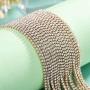 Sethain Punk Layered Rhinestone Choker Necklace Gold Shiny Crystal Collar Necklaces Party Jewelry Accessories for Women and Girls