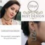 Olbye Snake Studs Earrings Silver Long Dangle Serpent Earrings Minimalist Earrings Special Jewelry for Halloween Women and Girls (Silver)