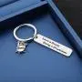 ENSIANTH Funny Drummer Gift Save A Drum Bang A Drummer Keychain Drum Kit Gifts Musician Keychain Percussion Jewelry