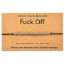 Tarsus Fuck Off Morse Code Bracelets Dainty Jewelry Gifts for Women Men Best Friend