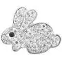 Snap Jewelry Easter Bunny Rabbit Rhinestone fits18-20mm Ginger Style Charm Accessories My Prime Gifts Snap Jewelry Easter Bunny Rabbit Rhinestone fits18-20mm Ginger Style Charm Accessories My Prime Gifts