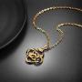 U7 Gothic Punk Jewelry Personalized Snake Necklace Pendant Chain in Platinum Gold Color, Gift for Men Women