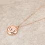 MESINYA Rose Gold Color Just Breathe Aromatherapy/Essential Oils Surgical S.Steel Diffuser Locket Pendant Necklace