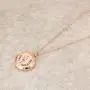 MESINYA Rose Gold Color Just Breathe Aromatherapy/Essential Oils Surgical S.Steel Diffuser Locket Pendant Necklace