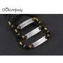 DOLLRINBOY Religious Christian Mens Bracelet,Handmade Adjustable Stainless Steel with 8mm Tiger Eye Stone Bible Verse Bracelet for Women Men Boys Girls