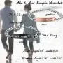 Jstyle 4Pcs Couple Necklace Bracelets Matching Set for Women Men Love Heart Pendant Necklace His & Hers Bracelets Couple Gift Jstyle 4Pcs Couple Necklace Bracelets Matching Set for Women Men Love Heart Pendant Necklace His & Hers Bracelets Couple Gift